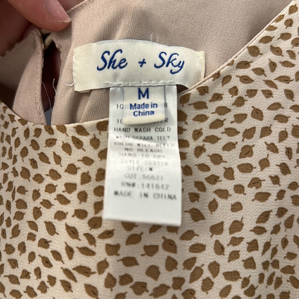 Patterned And Pleated Romper - image 4